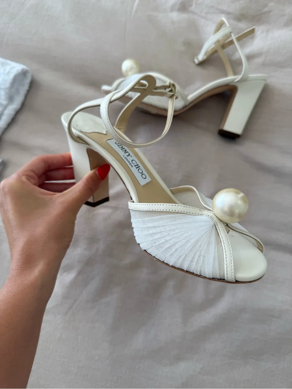 Jimmy Choo strap toe